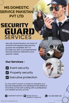 Security Guard, Babysitter, Nanny, Helper, Maids, Cook, Domestic Staff