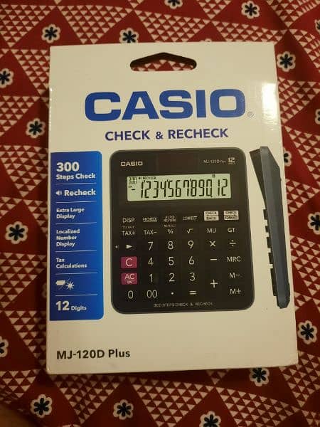 Brand New CASIO MJ-120D Plus Calculator Sale 1