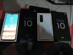 2 phones Xiaomi Mi note 10 lite 8gb/128gb blue and white in 58000