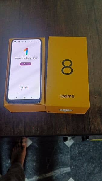 Realme 8 Android with Box and Accessories 2