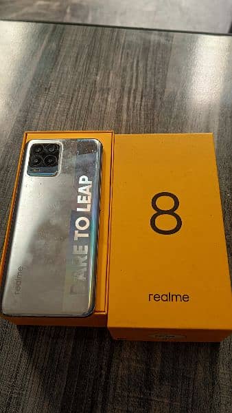 Realme 8 Android with Box and Accessories 7