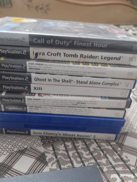Ps2 used with 10 cds 1