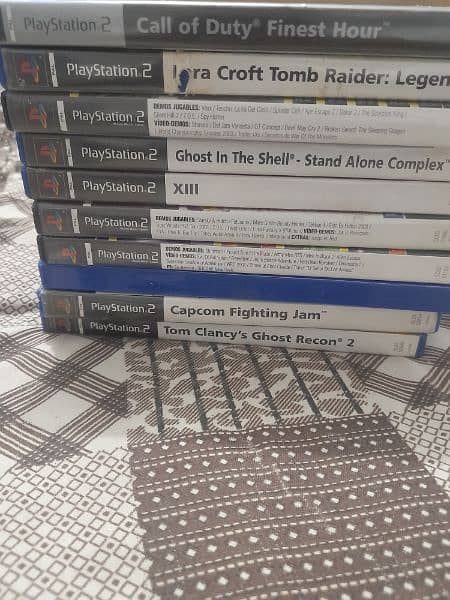 Ps2 used with 10 cds 2