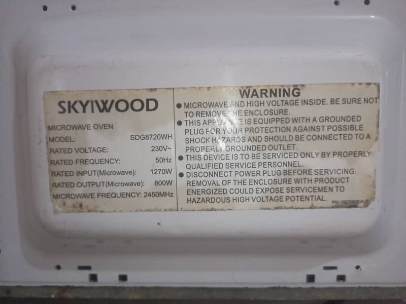 Skywood 22 liter microwave oven 3