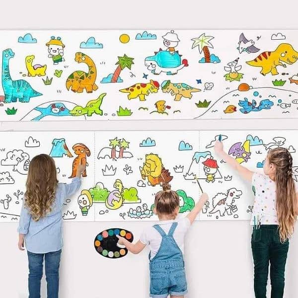 Children's Drawing Roll, Coloring Paper Roll for Kids, 0