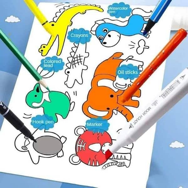Children's Drawing Roll, Coloring Paper Roll for Kids, 2