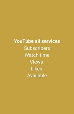 you tube channel montizetion service available watch time subscribe