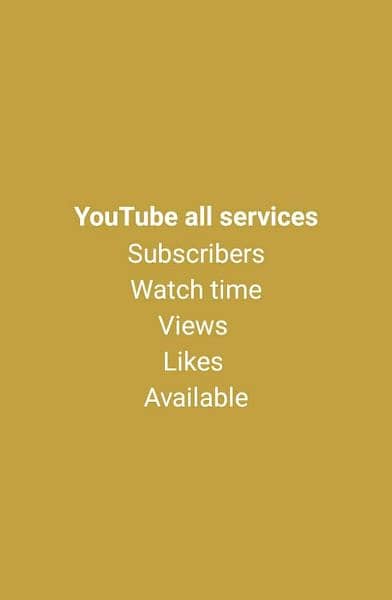 you tube channel montizetion service available watch time subscribe 0