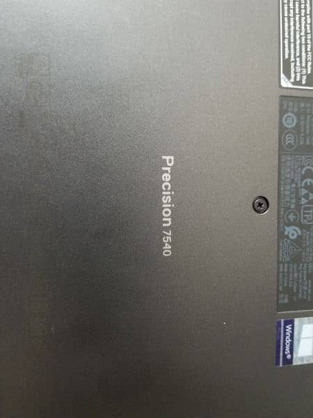 Dell Precision 7540 Core i7 9th Gen 8gb Card Like New 2