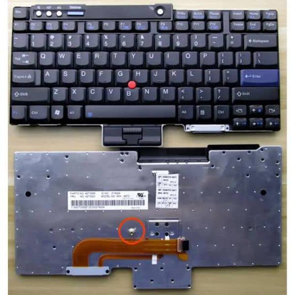 Lenovo ThinkPad T400 T500 R400 R500 W500 W700 Laptop Keyboard 0