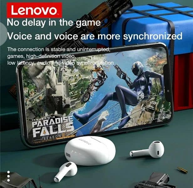 lenovo wireless blutooth earbuds 4