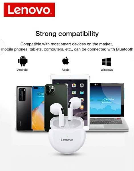 lenovo wireless blutooth earbuds 5