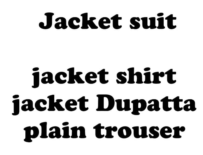 Jacket unstitched suit 4