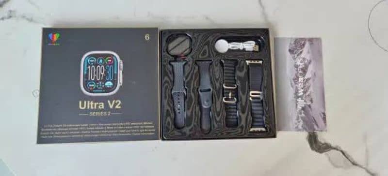 New Smart watch Ultra V2 with 4 straps 1