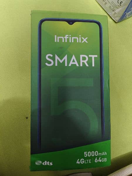 infinix smart 5  3/64 with box 6