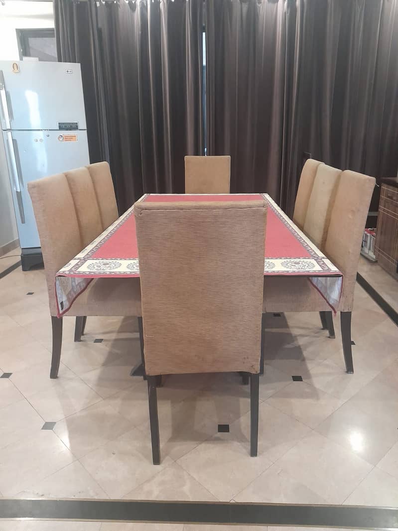 8 Seater Glass Top Dining Table 2