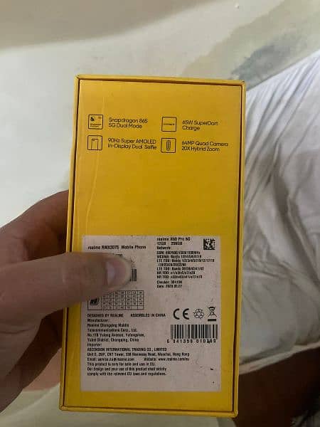 Realme x50 Pro 5G non PTA 12/256 box charger 8