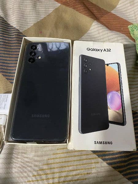samsung Galaxy A32 no open no repair full box chargar 0