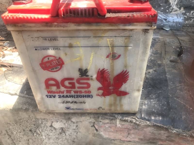 car battery ags 50 running condition 0