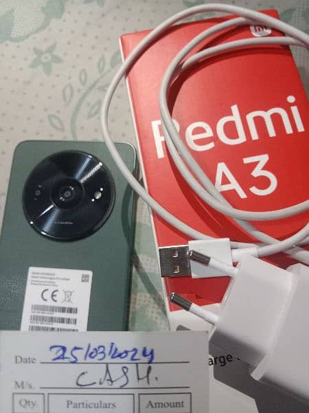 Redmi A3 Xiaomi PTA Approve With complete box 0
