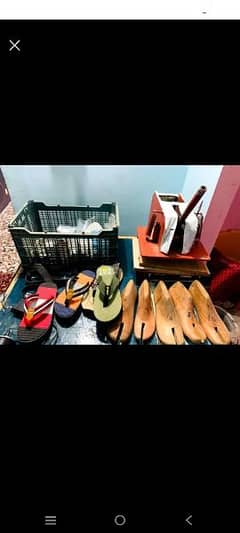 Slipper making machine and complete setup or 10 pair material