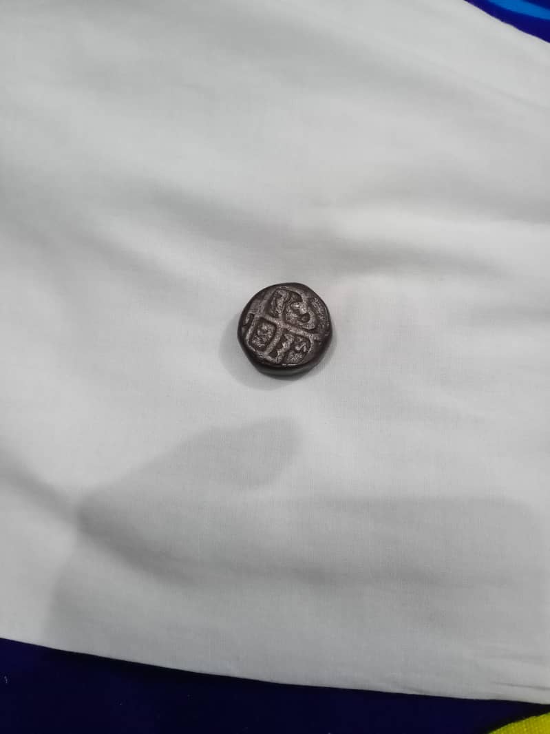 Antique coin of 14th centrury. 2