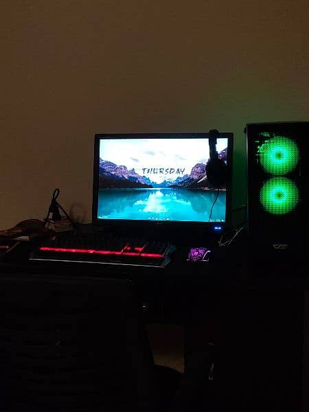 Gaming Setup with pc monitor and everything 0311#490#2425 2