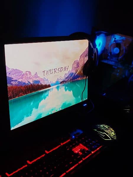 Gaming Setup with pc monitor and everything 0311#490#2425 3