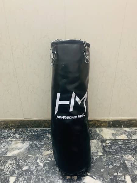 POUNCHING BAG WITH CHAIN AND GLOVES 3