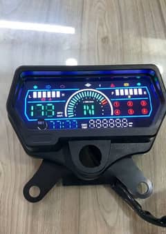 motorcycle Cg 125 digital meter and other all bikes geniune fitting