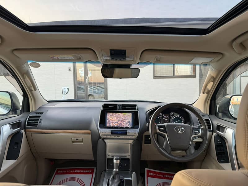 Toyota Landcruiser prado txl 2019 4.5 grade 7 seater sunroof beige 15