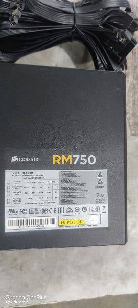 Corsair 80+gold PSU 750watt or 650watt 0