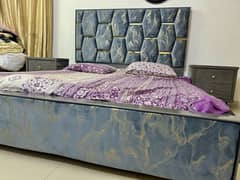Elegant brass Double bed set 2 months used