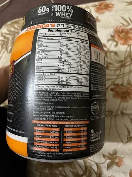Why Protein 60G 12G Bcaas Original Protein Imported from USA. 1