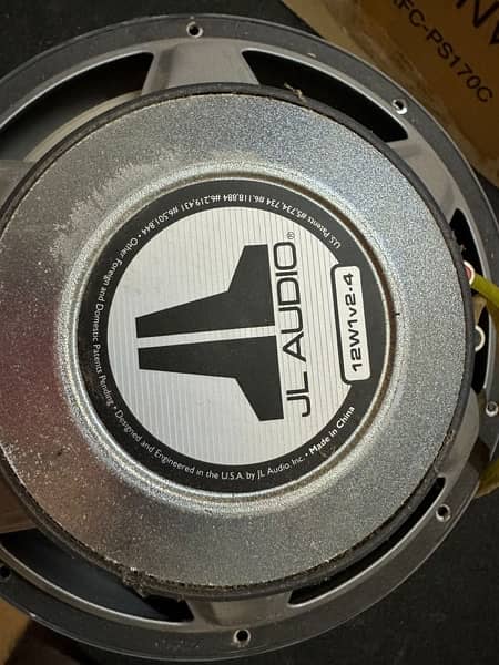 JL Audio 12 W1 V2.4 Sub Woofer Made In Usa 1