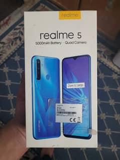Realme 5 with Box and Original Charger