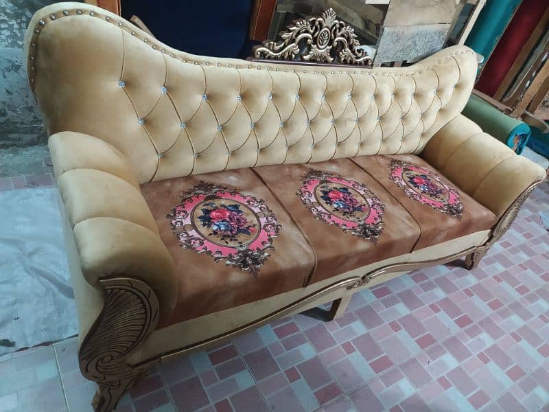 5 Seater Sofa Sets Available M. Ahmed Furnishers and Sofa House. Multan 8