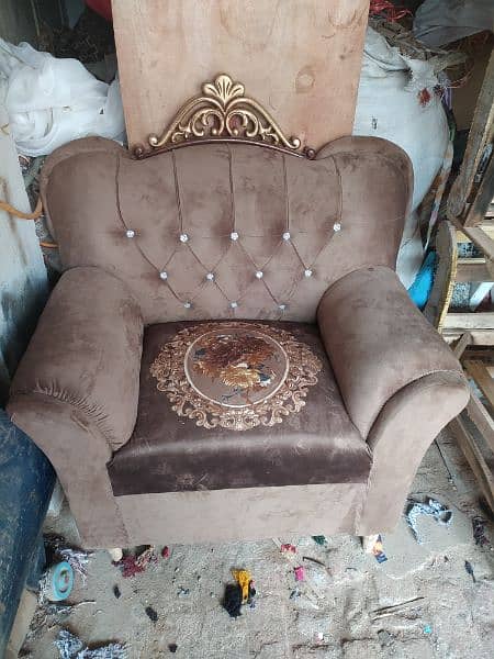 5 Seater Sofa Sets Available M. Ahmed Furnishers and Sofa House. Multan 11