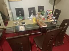 Dining Table - with 6 Chairs