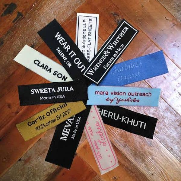 woven labels paper bags non woven bags hang tags boxes stickers 10
