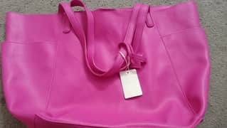 Pink Leather Bag 0