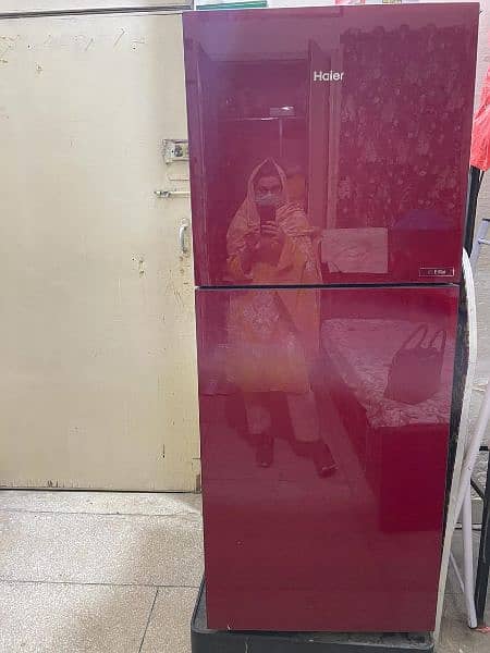 Haier e star glass doors refrigerator 5