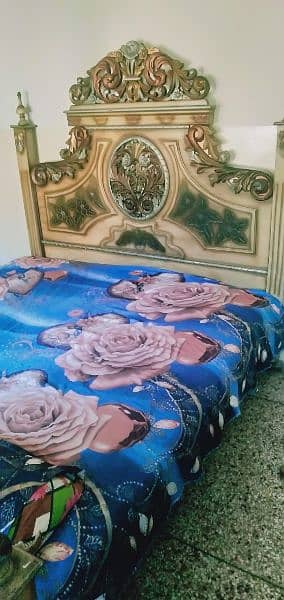 daball bed dressing tabell almari with matress 1