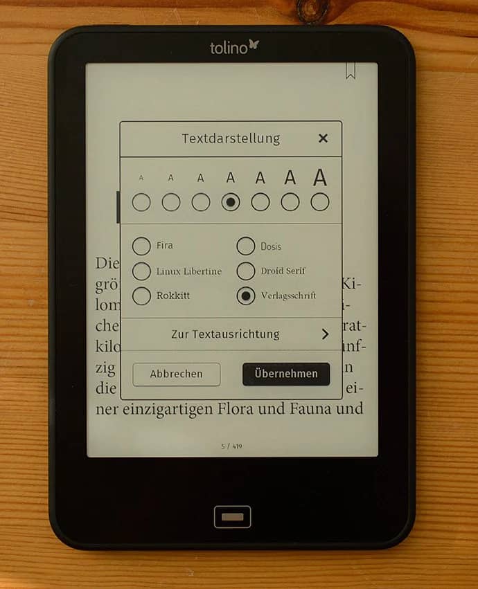 Tolino Vision 4 HD Kindle Ebook Reader 5