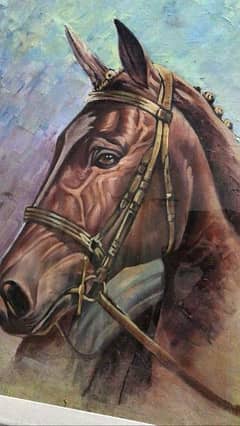 painting of horse self made