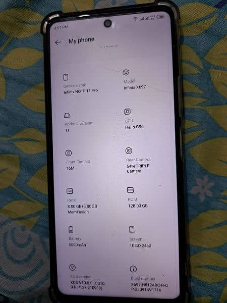 infinix note 11 pro, 8/128, clean device, scratchless, full box 2
