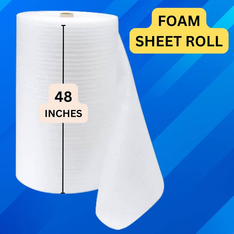 Foamic Sheet, Cushion Roll Foam, for Packing Decor Items 2