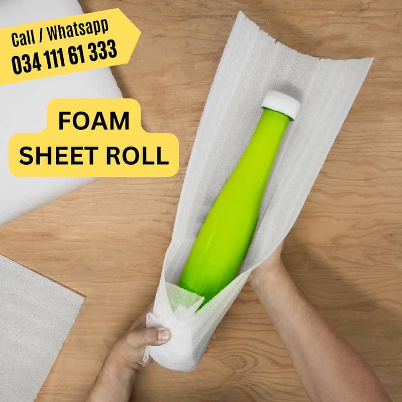 Foamic Sheet, Cushion Roll Foam, for Packing Decor Items 3