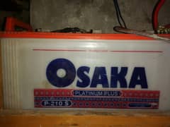 2 Osaka battery 23 plat 210 AM solar used 03218454427