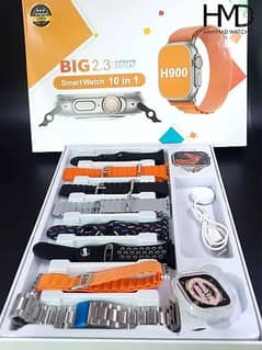 smart watch with 7 straps